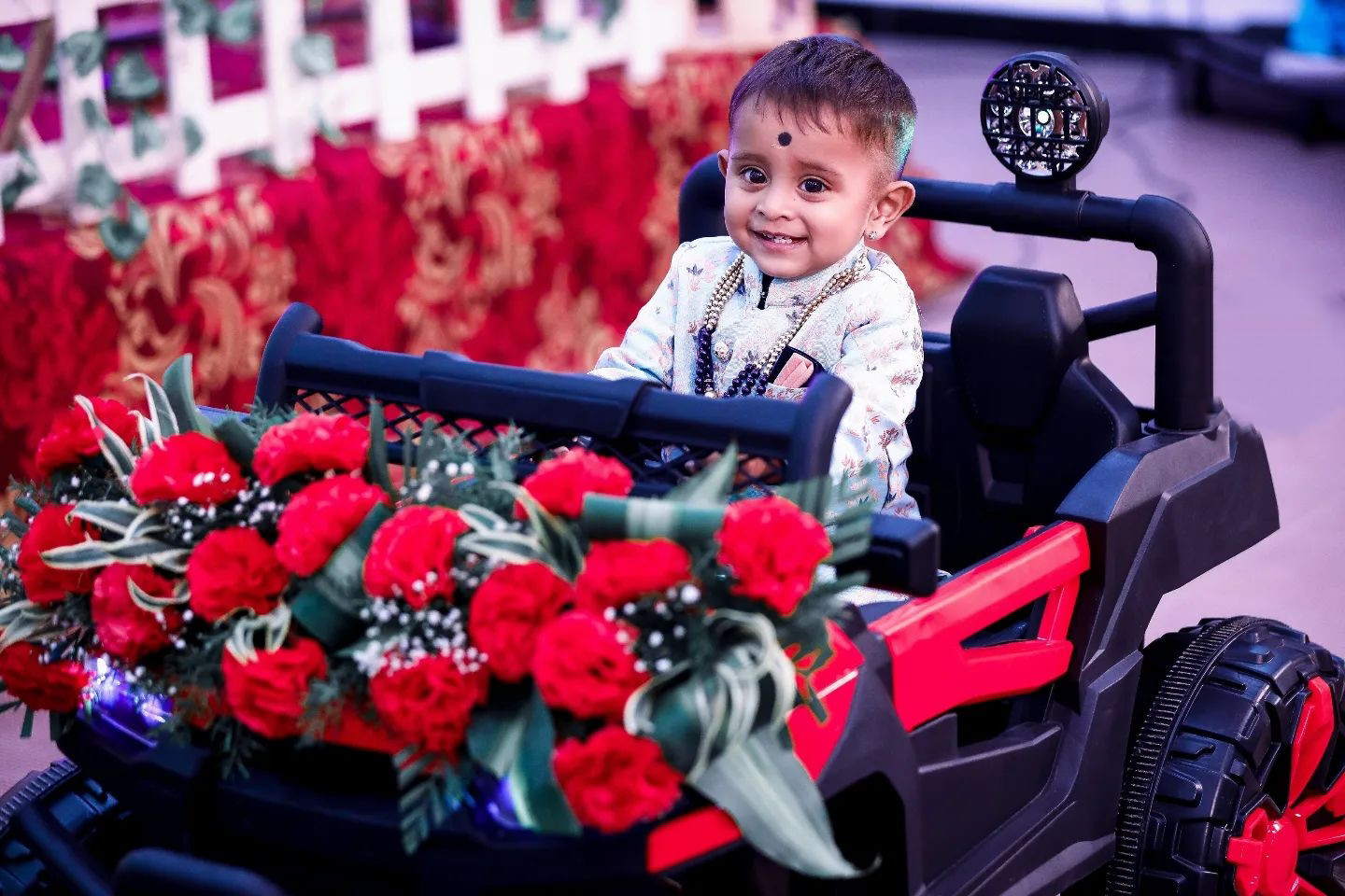 Welcome entry car game activity rent in Hyderabad